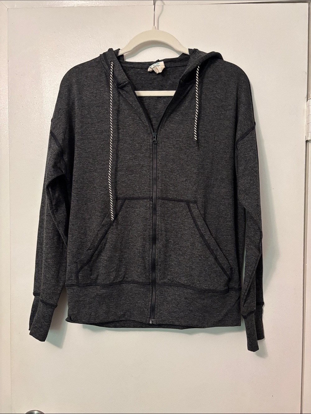 Jolyn Clothing Dark Charcoal Zip-Up Hoodie